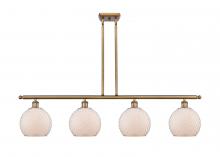 Innovations Lighting 516-4I-BB-G121-8CSN - Farmhouse Chicken Wire - 4 Light - 48 inch - Brushed Brass - Cord hung - Island Light