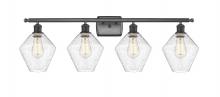  516-4W-BK-G654-8 - Cindyrella - 4 Light - 38 inch - Matte Black - Bath Vanity Light