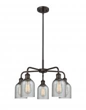 Innovations Lighting 516-5CR-OB-G257 - Caledonia - 5 Light - 23 inch - Oil Rubbed Bronze - Chandelier