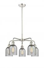 Innovations Lighting 516-5CR-PN-G257 - Caledonia - 5 Light - 23 inch - Polished Nickel - Chandelier