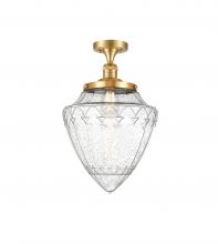 Innovations Lighting 517-1CH-SG-G664-12 - Bullet - 1 Light - 12 inch - Satin Gold - Semi-Flush Mount