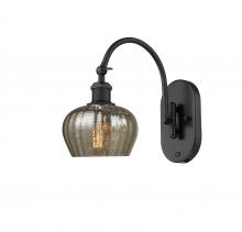 Innovations Lighting 518-1W-BK-G96 - Fenton - 1 Light - 7 inch - Matte Black - Sconce