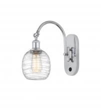 Innovations Lighting 518-1W-PC-G1013 - Belfast - 1 Light - 6 inch - Polished Chrome - Sconce