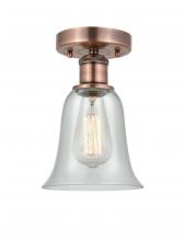 Innovations Lighting 616-1F-AC-G2812 - Hanover - 1 Light - 6 inch - Antique Copper - Flush Mount