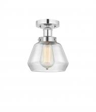 Innovations Lighting 616-1F-PC-G172 - Fulton - 1 Light - 7 inch - Polished Chrome - Semi-Flush Mount