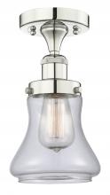 Innovations Lighting 616-1F-PN-G192 - Bellmont - 1 Light - 6 inch - Polished Nickel - Semi-Flush Mount