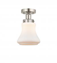 Innovations Lighting 616-1F-SN-G191 - Bellmont - 1 Light - 6 inch - Brushed Satin Nickel - Semi-Flush Mount