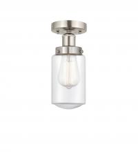 Innovations Lighting 616-1F-SN-G312 - Dover - 1 Light - 5 inch - Brushed Satin Nickel - Semi-Flush Mount