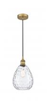 Innovations Lighting 616-1P-BB-G372 - Waverly - 1 Light - 8 inch - Brushed Brass - Cord hung - Mini Pendant