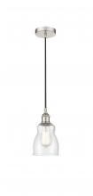 Innovations Lighting 616-1P-PN-G394 - Ellery - 1 Light - 5 inch - Polished Nickel - Cord hung - Mini Pendant