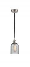 Innovations Lighting 616-1P-SN-G257-LED - Caledonia - 1 Light - 5 inch - Brushed Satin Nickel - Cord hung - Mini Pendant