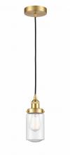 Innovations Lighting 616-1PH-SG-G314 - Dover - 1 Light - 5 inch - Satin Gold - Cord hung - Mini Pendant