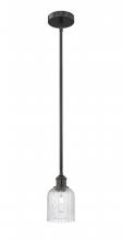 Innovations Lighting 616-1S-BK-G559-5SDY - Bridal Veil - 1 Light - 5 inch - Matte Black - Cord hung - Mini Pendant