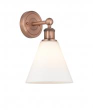 Innovations Lighting 616-1W-AC-GBC-81 - Berkshire - 1 Light - 8 inch - Antique Copper - Sconce