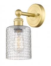 Innovations Lighting 616-1W-SG-G112C-5CL - Cobbleskill - 1 Light - 5 inch - Satin Gold - Sconce