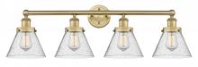 Innovations Lighting 616-4W-BB-G44 - Cone - 4 Light - 35 inch - Brushed Brass - Bath Vanity Light