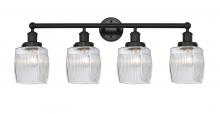 Innovations Lighting 616-4W-BK-G302 - Colton - 4 Light - 33 inch - Matte Black - Bath Vanity Light