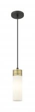 Innovations Lighting 617-1P-BAB-G617-8SWH - Boreas - 1 Light - 3 inch - Black Antique Brass - Cord Hung - Mini Pendant