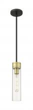 Innovations Lighting 617-1S-BAB-G617-11CL - Boreas - 1 Light - 3 inch - Black Antique Brass - Stem Hung - Mini Pendant