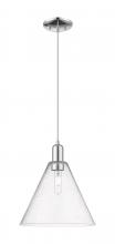 Innovations Lighting 716-1P-PC-GBC-124 - Berkshire Glass - 1 Light - 12 inch - Polished Chrome - Cord hung - Mini Pendant