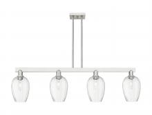 Innovations Lighting 716-4I-SN-G457-6CL - Preston Flute - 4 Light - 48 inch - Brushed Satin Nickel - Cord hung - Island Light