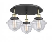 Innovations Lighting 916-3C-BAB-G532 - Oxford - 3 Light - 19 inch - Black Antique Brass - Flush Mount