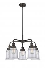 Innovations Lighting 916-5CR-OB-G182 - Canton - 5 Light - 25 inch - Oil Rubbed Bronze - Chandelier