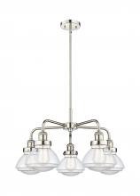 Innovations Lighting 916-5CR-PN-G322 - Olean - 5 Light - 25 inch - Polished Nickel - Chandelier