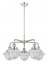 Innovations Lighting 916-5CR-PN-G534 - Oxford - 5 Light - 26 inch - Polished Nickel - Chandelier