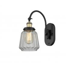 Innovations Lighting 918-1W-BAB-G142 - Chatham - 1 Light - 7 inch - Black Antique Brass - Sconce