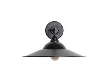 Golden 5096-OWL15 BLK-BLK - Croma - 15&#34; Wall Light- Outdoor