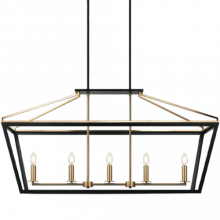 Matteo Lighting C67005BKAG - Mavonshire Chandelier