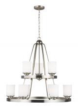 Generation Lighting 3130709EN3-962 - Nine Light Chandelier