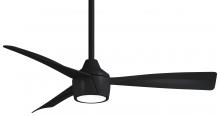 Minka-Aire F625L-CL - SKINNIE 44&#34; CEILING FAN W/LED LIGHT