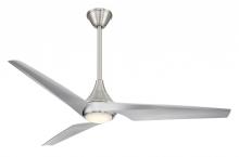 Minka-Aire F636L-BN/SL - Switch - 60&#34; LED Smart Dual Mount Ceiling Fan