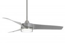 Minka-Aire F692L-BN/SL - VEER 56&#34; CEILING FAN W/LED LIGHT