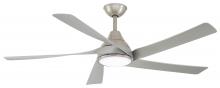 Minka-Aire F765L-BN/SL - Transonic - 56&#34; Ceiling Fan W/LED Light Kit