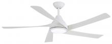 Minka-Aire F765L-WHF - Transonic - 56&#34; Ceiling Fan W/LED Light Kit