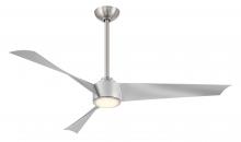 Minka-Aire F774L-BN/SL - Pike - 56&#34; LED Ceiling Fan