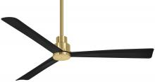 Minka-Aire F787-SBR/CL - SIMPLE 52&#34; CEILING FAN OUTDOOR