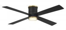 Minka-Aire F797L-CL/SBR - Falco Flush - 54&#34; LED Flush Mount Ceiling Fan