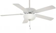 Minka-Aire F448L-WH - CONTRACTOR UNI-PACK 52&#34; CEILING FAN W/ LED LIGHT KIT