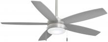 Minka-Aire F673L-BN/SL - AIRETOR 52&#34; CEILING FAN WITH LIGHT KIT