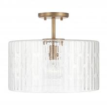 Capital 241311AD - Emerson 1 Light Semi-Flush