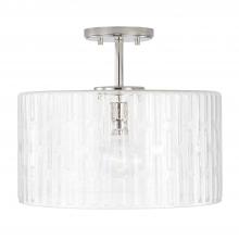 Capital 241311PN - Emerson 1 Light Semi-Flush