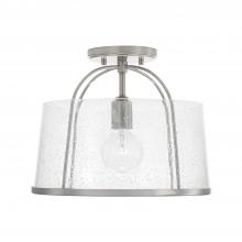 Capital 247011BN - Madison 1 Light Dual Mount Semi-Flush or Pendant