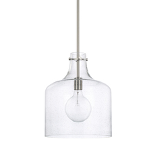 Capital 325712BN - Crawford Seeded Glass 1 Light Pendant