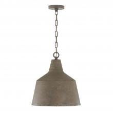 Capital 335311CY - Quarry 1-Light Tapered Metal Pendant