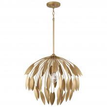 Capital 351812GF - Margeaux 1-Light Botanical Pendant in Buffed Gold