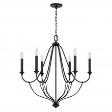 Capital 441661BI - Bentley 6 Light Chandelier